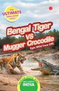 Wild About India: Bengal Tiger vs Mugger Crocodile: Epic Wild Face-Off!