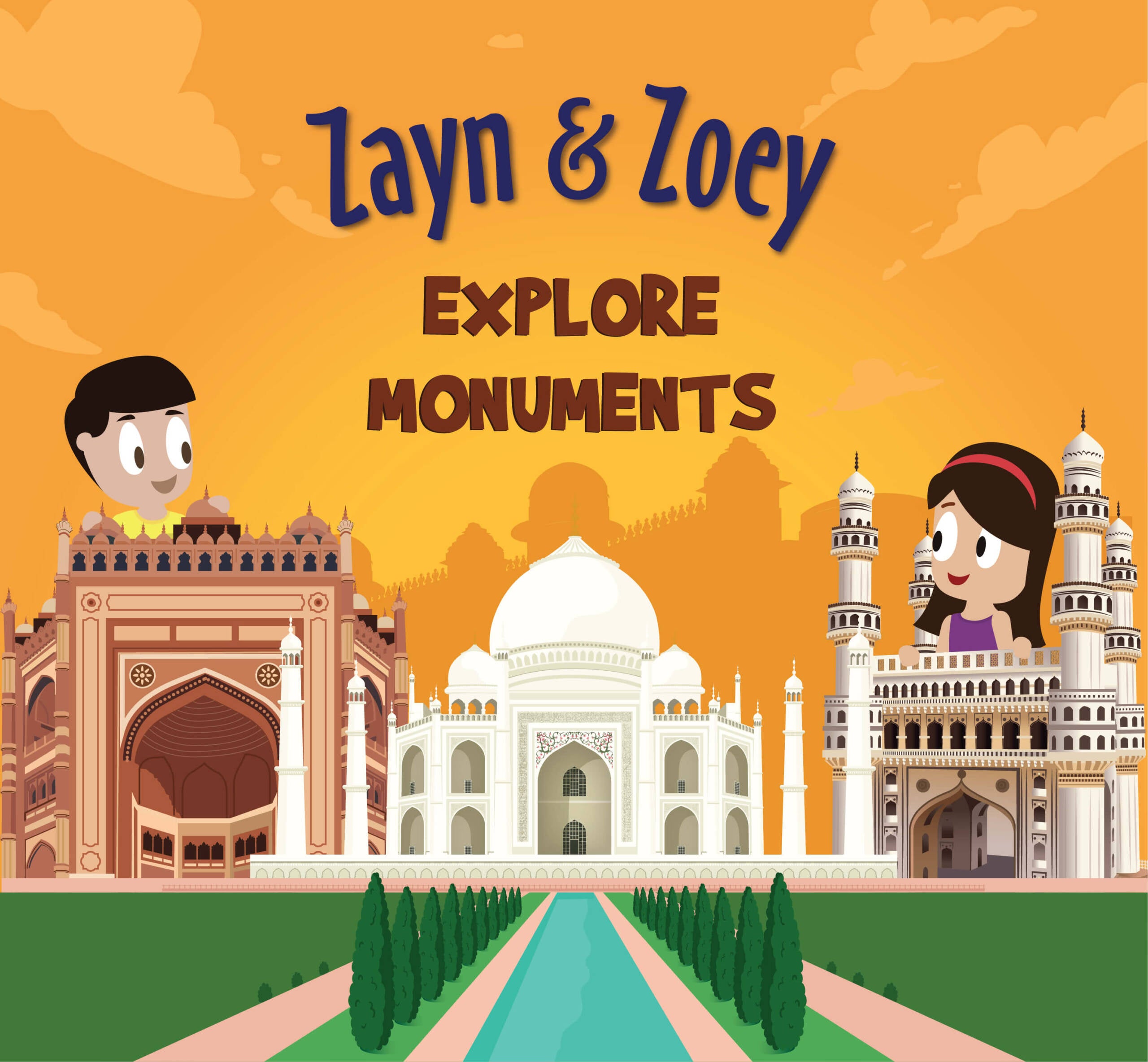 Zayn & Zoey Explore Monuments