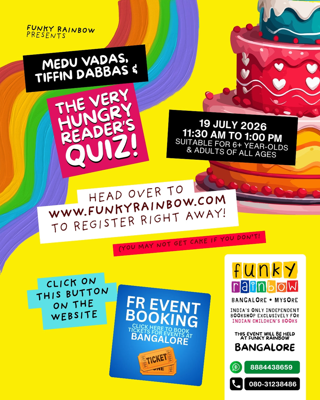MEDU VADAS, TIFFIN DABBAS & THE VERY HUNGRY READER'S QUIZ!